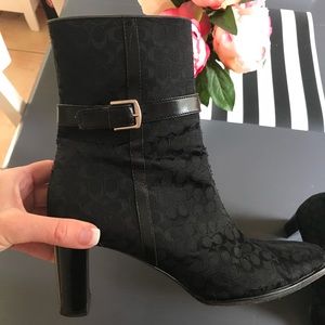 Coach Monogram Boots